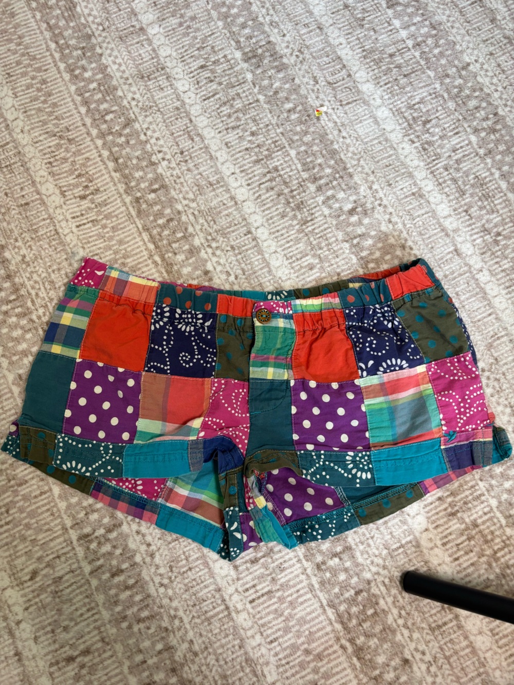 Aerie vintage Y2K Patchwork Pajama Lounge Shorts size XS